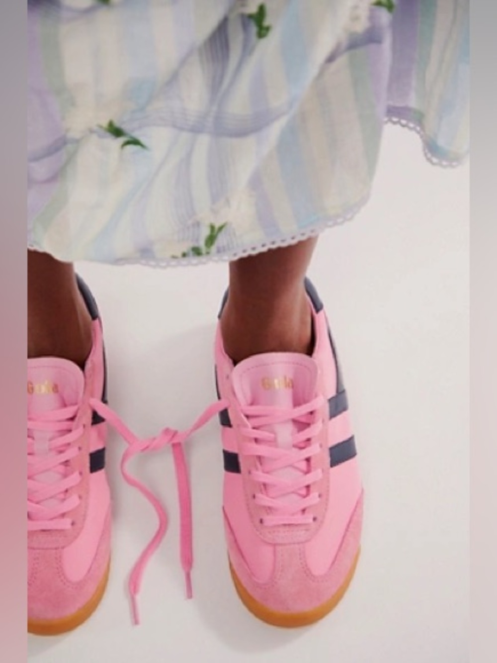 Gola Tornado Sneakers Pink size 8 Brand New - Picture 11 of 12